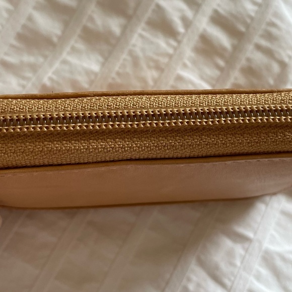 Tan leather card holder wallet - Picture 3 of 5